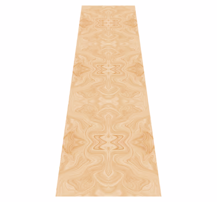 Tappeto vinile motivi beige stile japandi - TenStickers