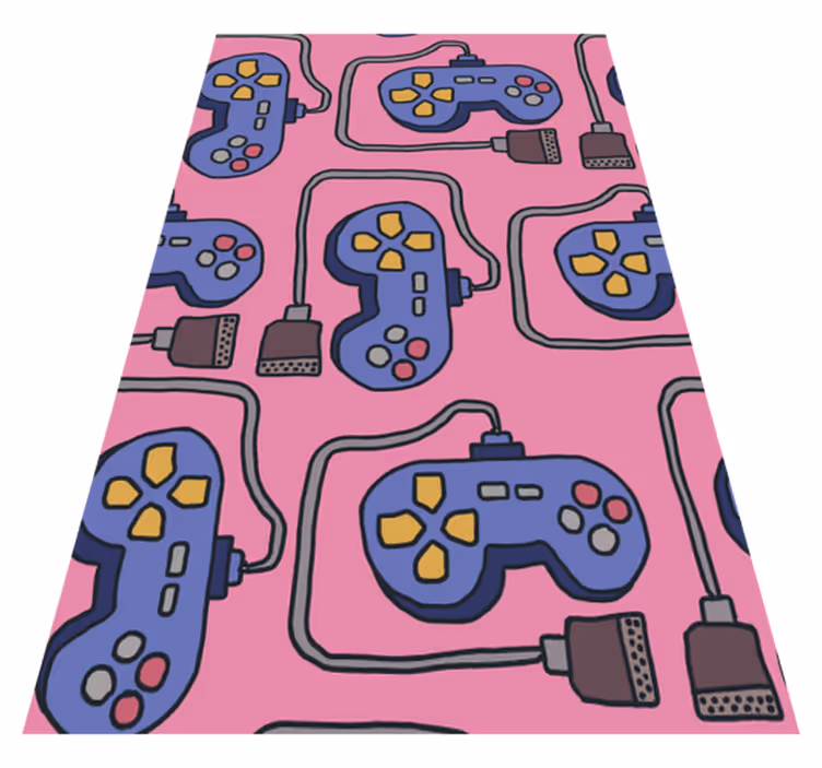 Tappeto vinile giochi motivo controller retro - TenStickers