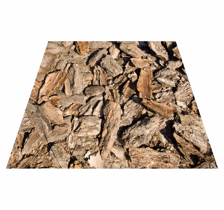 Zerbino pvc corteccia d'albero rustica marrone - TenStickers