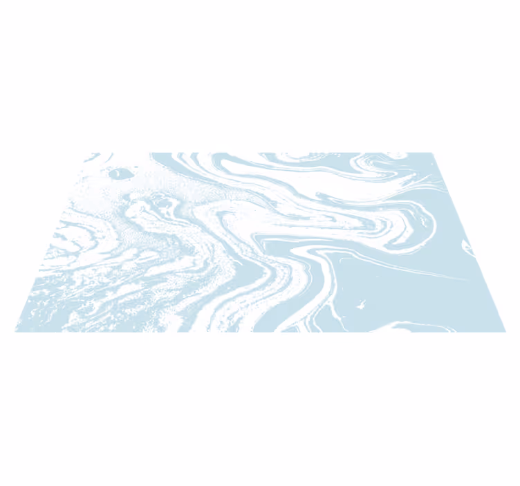 Zerbino pvc effetto marmo blu chiaro - TenStickers