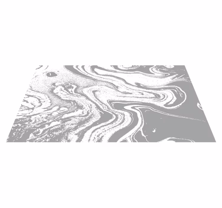 Zerbino pvc effetto marmo grigio chiaro - TenStickers