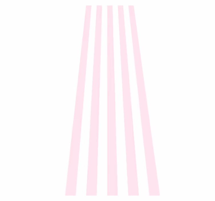 Passatoia corridoio vinile rosa e bianco nordico - TenStickers