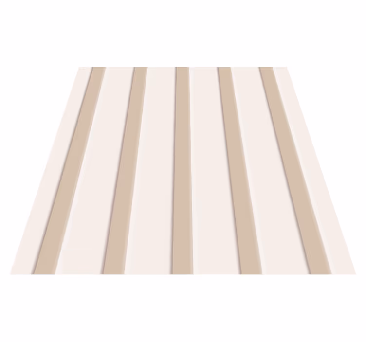 Passatoia corridoio vinile righe beige - TenStickers