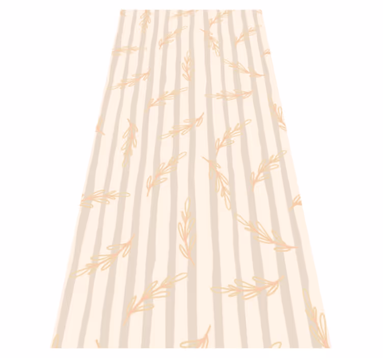 Passatoia corridoio vinile beige elegante - TenStickers
