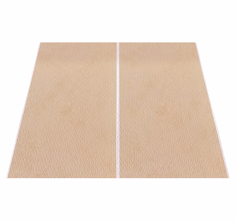 Tappeto vinile beige a righe larghe beige - TenStickers