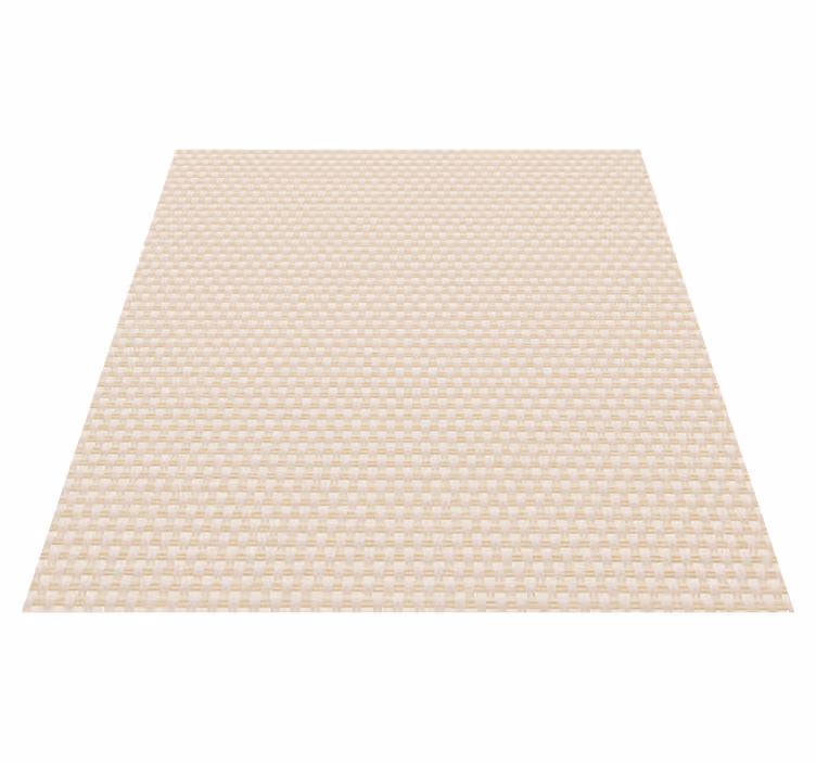 Tappeto vinile beige schermo in lino bianco - TenStickers