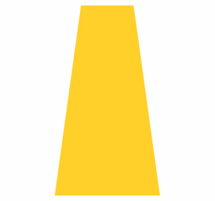 Tappeto vinile giallo giallo - TenStickers