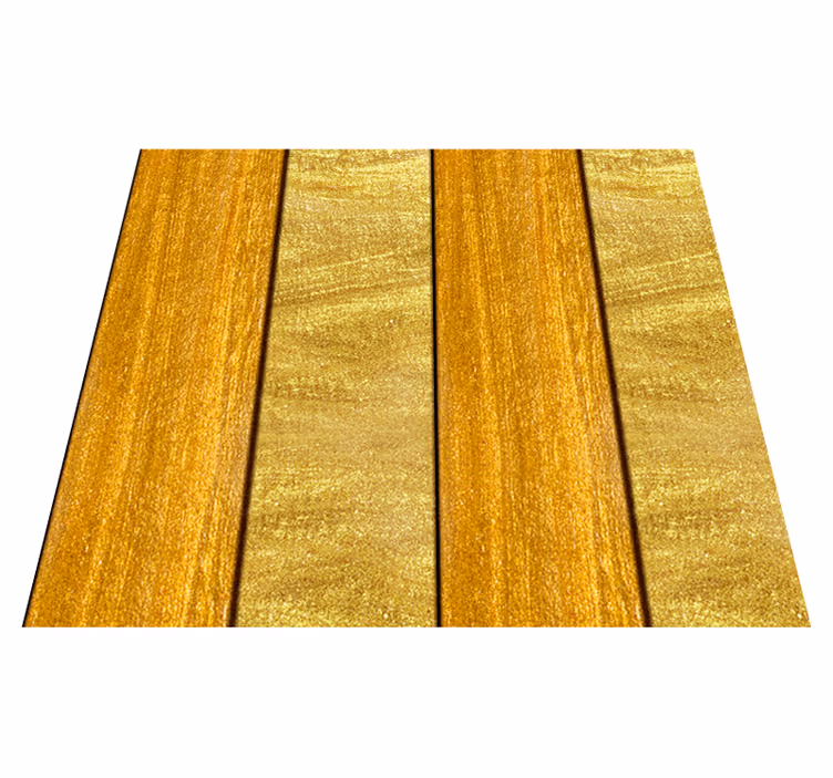 Tappeto vinile giallo finitura legno testurizzato - TenStickers
