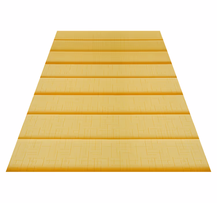 Tappeto vinile giallo effetto tessuto imitazione - TenStickers