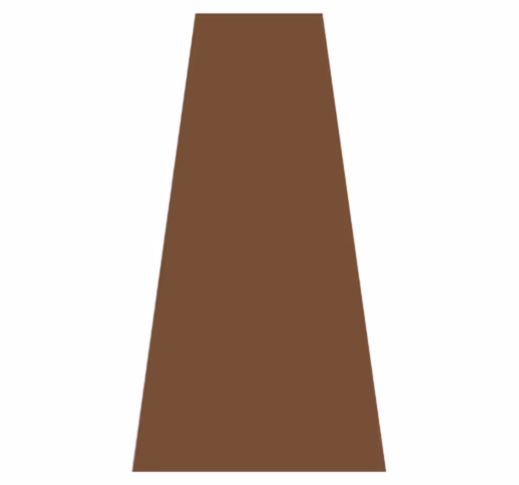 Tappeto vinile marrone nocciola - TenStickers