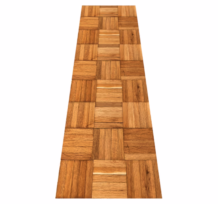 Tappeto vinile marrone motivo legno senza giunte - TenStickers