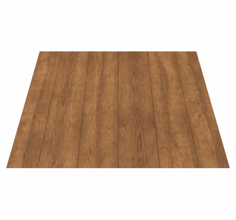 Tappeto vinile marrone tavola di legno noce rustico - TenStickers