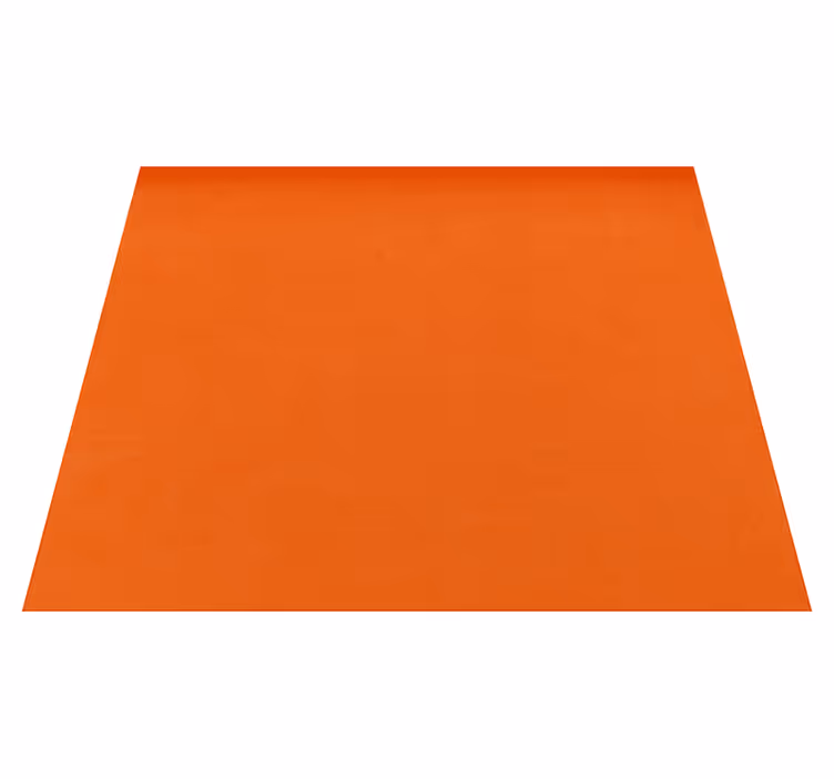 Tappeto vinile arancione tonalità calda uniforme - TenStickers
