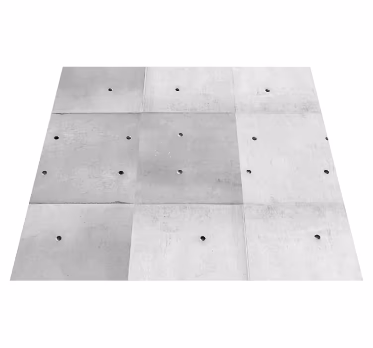 Tappeto vinile esterno pannelli in cemento minimalisti - TenStickers