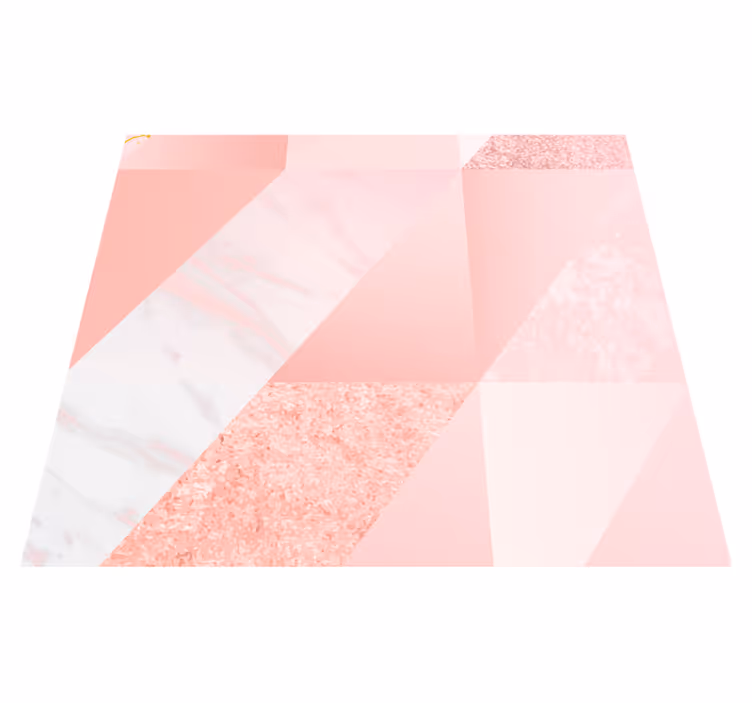 Tappeto vinile esterno marmo rosa - TenStickers