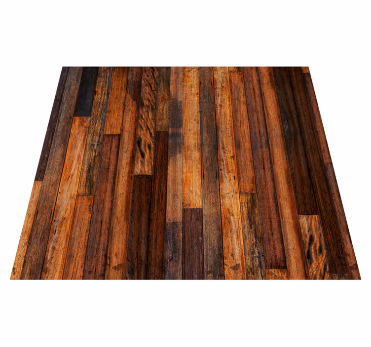 Tappeto vinile esterno plance di legno rustiche - TenStickers