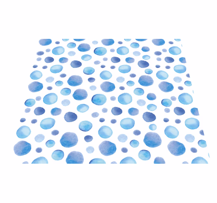 Tappeto vinile esterno bolle colorate - TenStickers