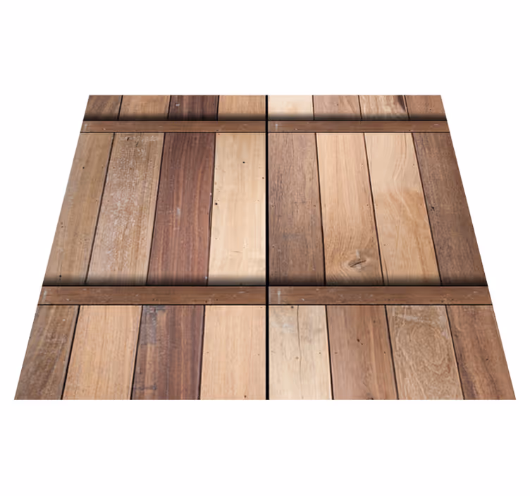 Tappeto vinile esterno - carta da parati marrone relax - TenStickers