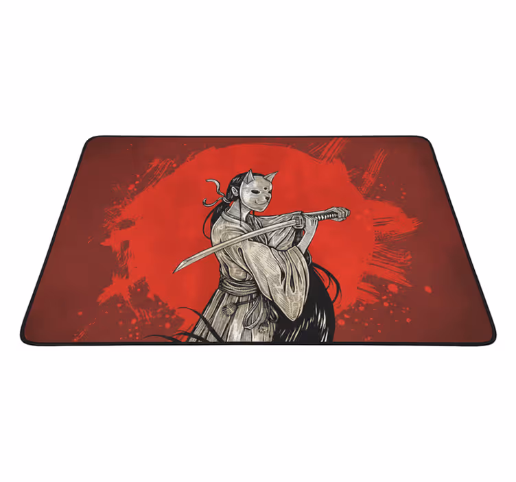 Tappeto vinile rosso insegna anime - TenStickers