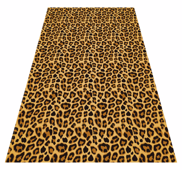 Tappeto in pvc stampa animale leopardata - TenStickers