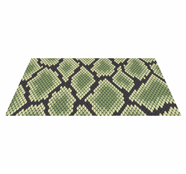 Tappeto in pvc stampa animale pelle di serpente astratta - TenStickers