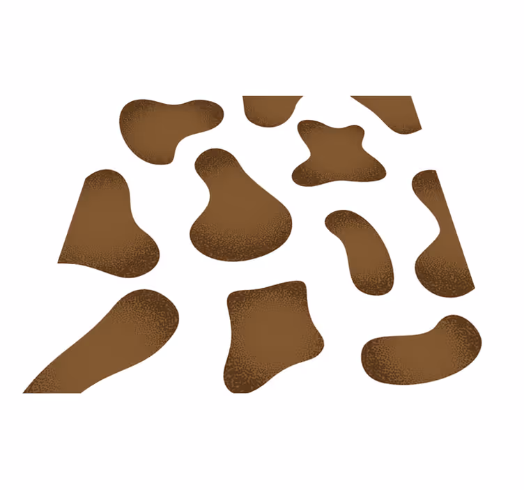 Tappeto in pvc stampa animale astratto - TenStickers