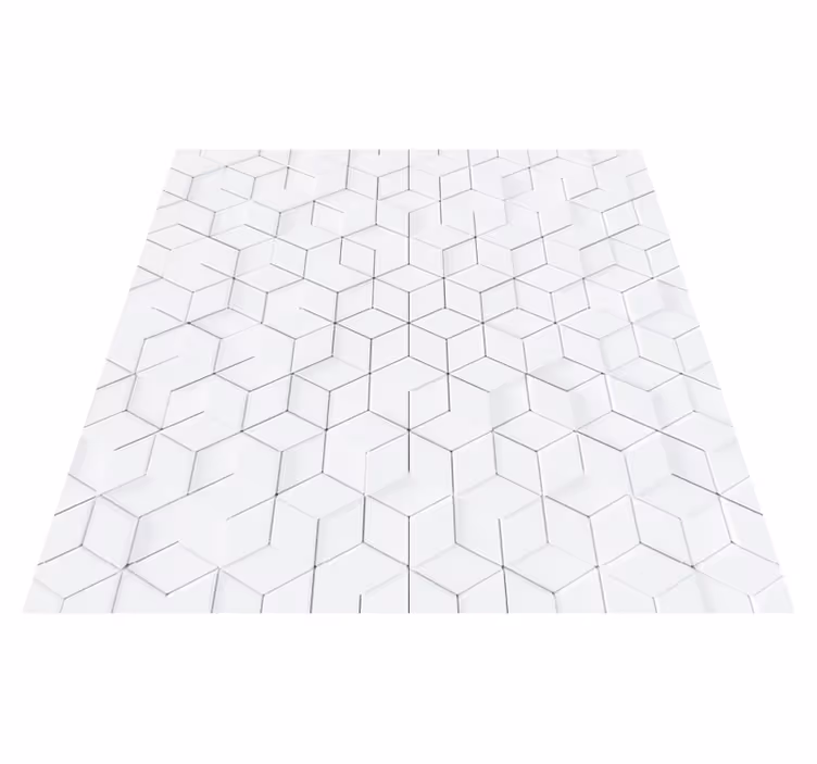 Tappeto vinile geometrico superficie con motivi geometrici - TenStickers