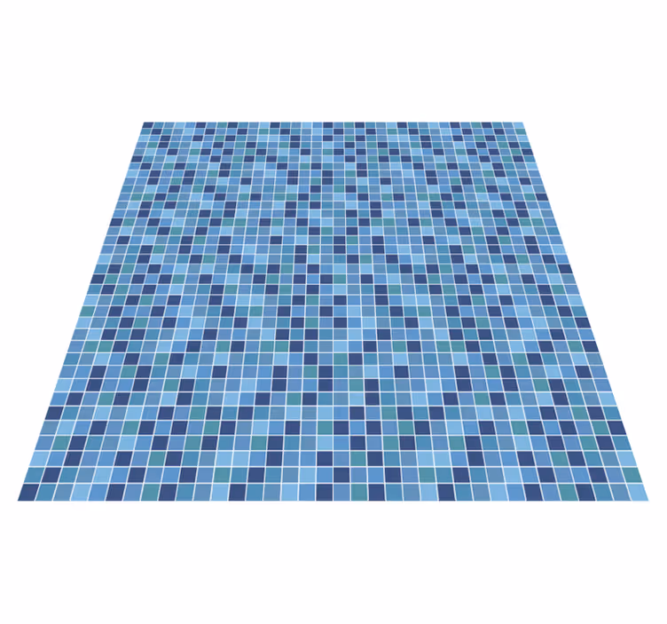 Tappeto vinile geometrico tessuto a mosaico geometrico - TenStickers