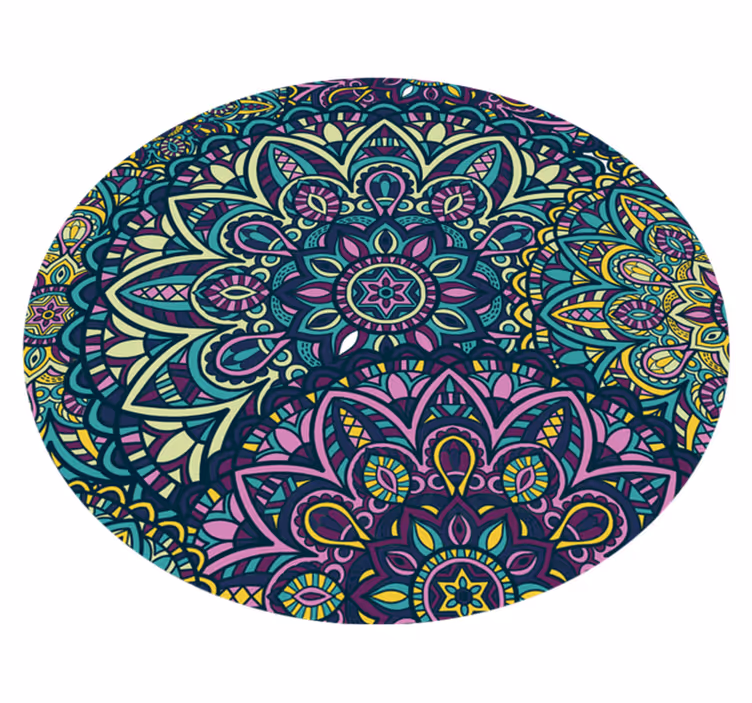 Tappeto vinile Mandala modello mandala - TenStickers