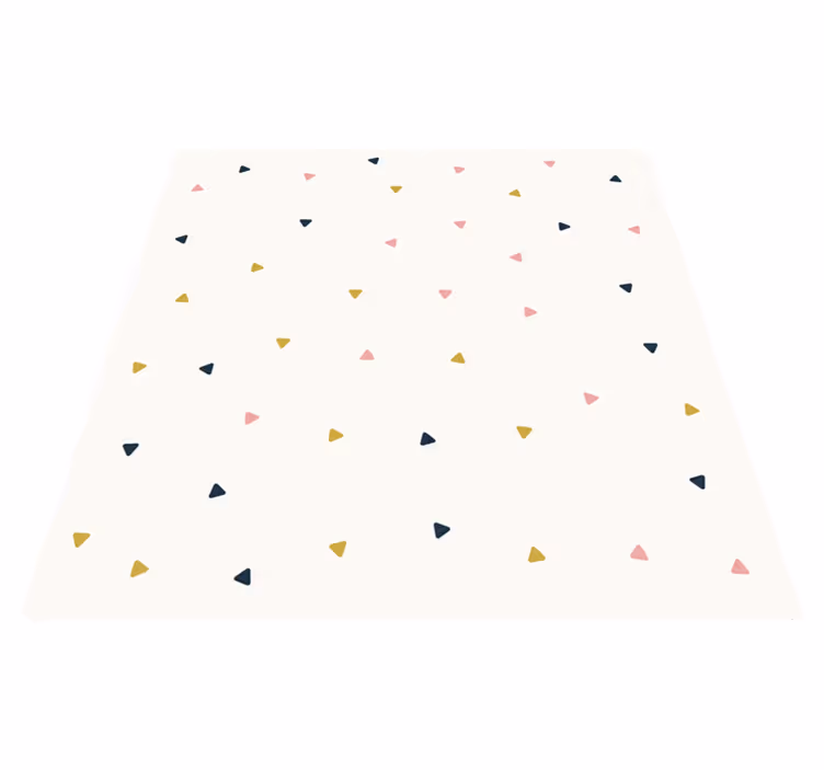 Tappeto vinile per bambini coriandoli geometrici - TenStickers