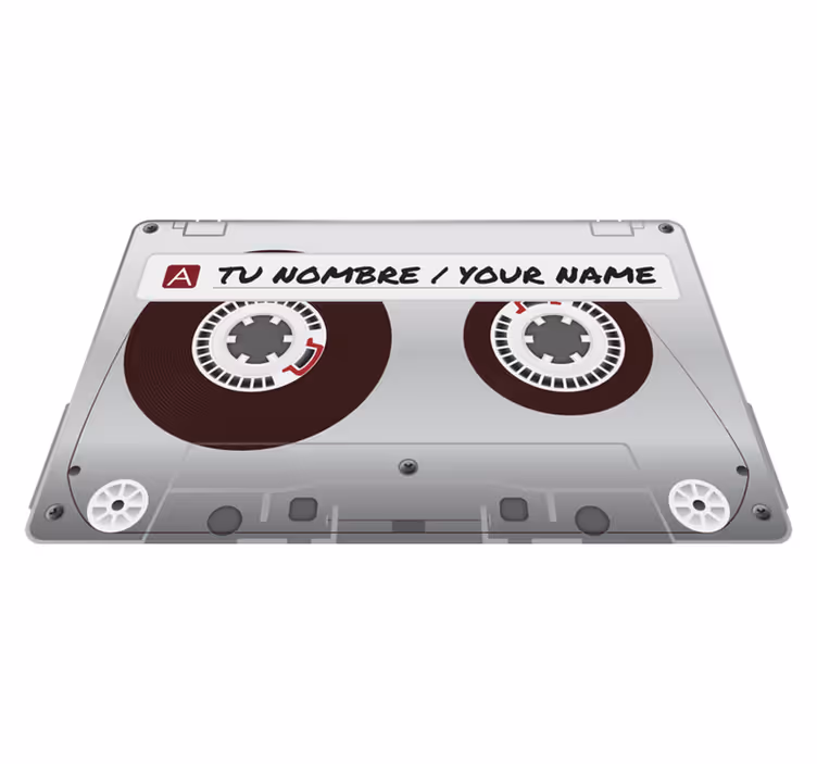 Tappeto vinile con nome cassetta personalizzata - TenStickers