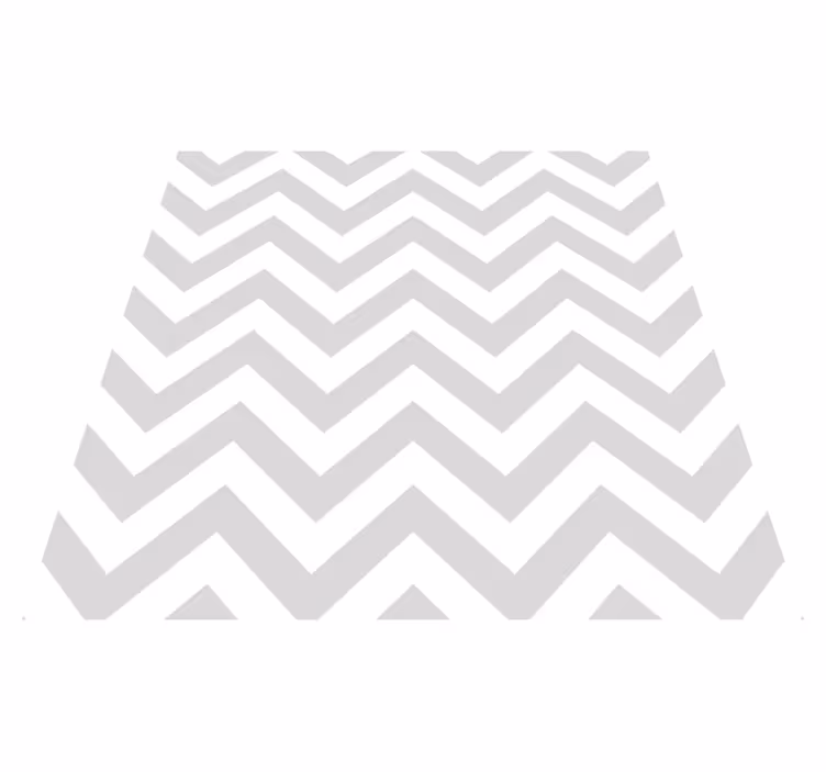 Tappeto vinile geometrico zigzag chevron - TenStickers