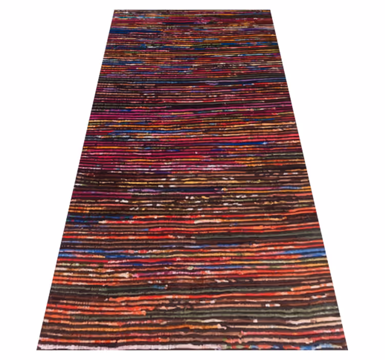 Tappeto vinile strisce strisce multicolori - TenStickers