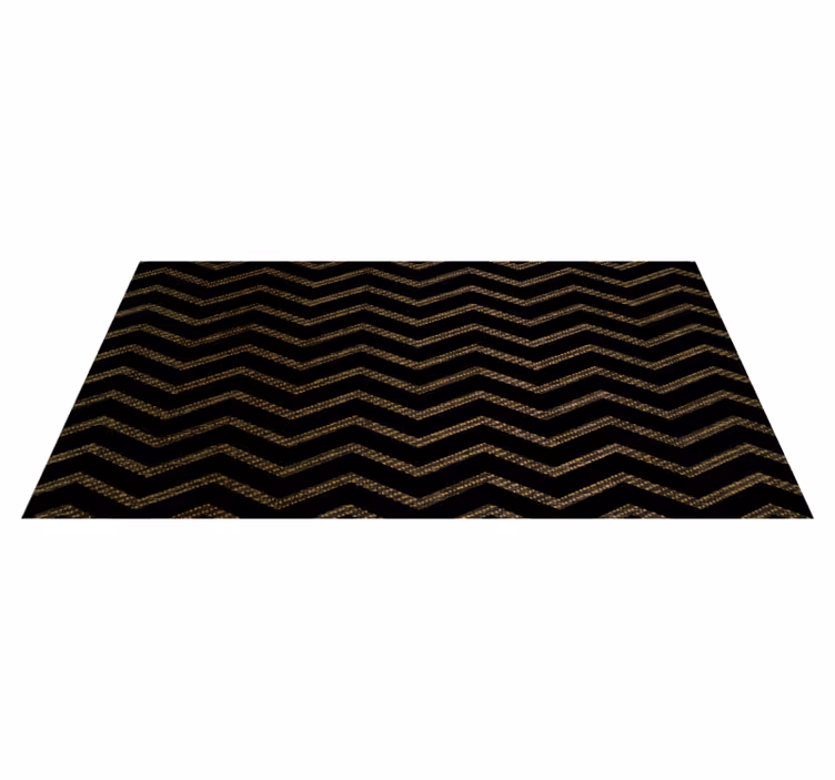 Tappeto vinile strisce motivo a strisce chevron - TenStickers