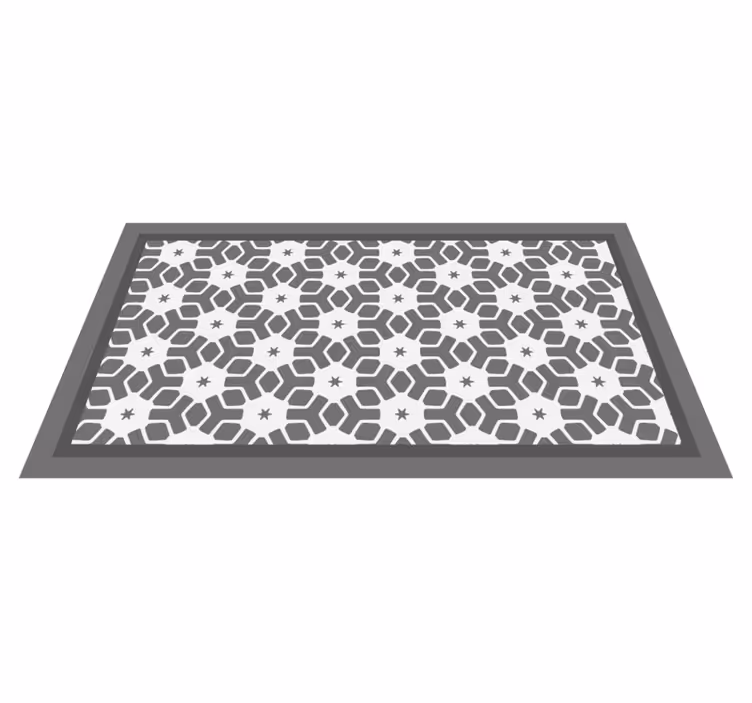 Tappeto vinile bagno tappetino da bagno geometrico - TenStickers