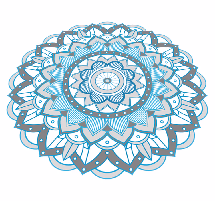 Tappeto vinile Mandala intricato mandala - TenStickers