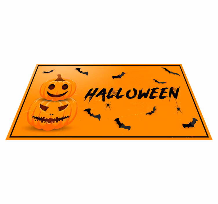 Tappeto vinile Halloween celebrazione di halloween - TenStickers