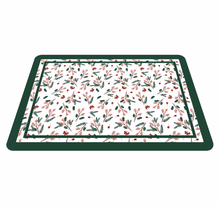 Tappeto vinile fiori giardino botanico - TenStickers