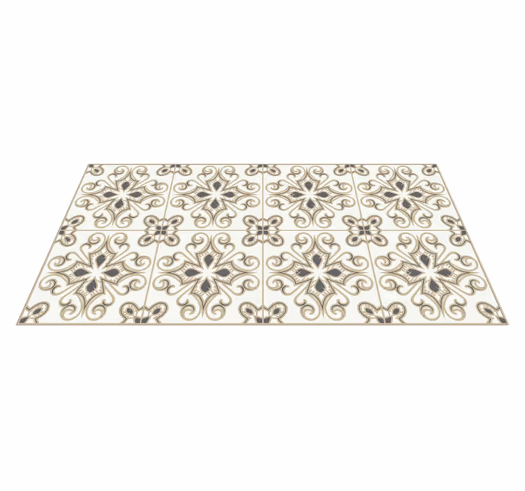 Tappeto vinile mosaico classico motivo a mosaico - TenStickers