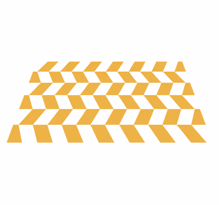 Tappeto vinile strisce spina di pesce geometrica - TenStickers