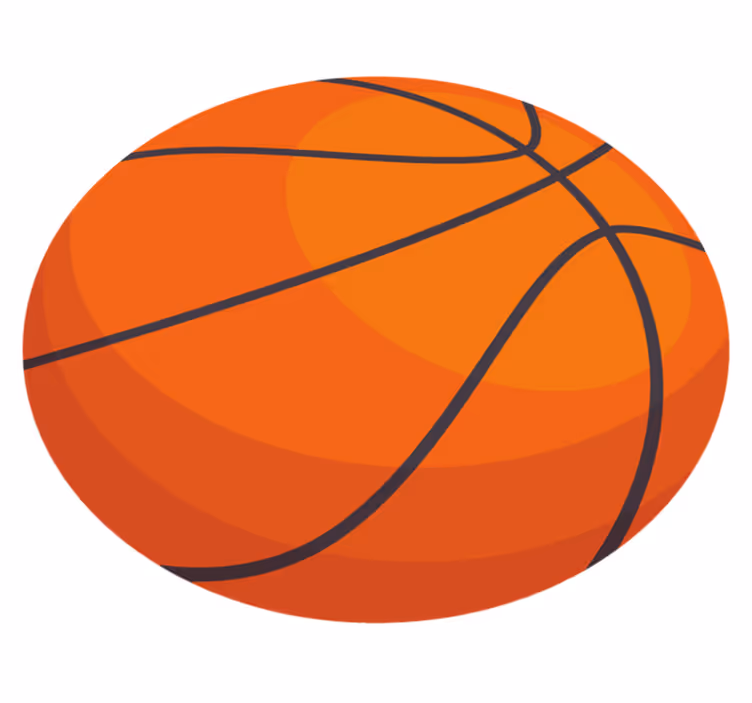 Tappeto vinile per bambini modello di basket - TenStickers