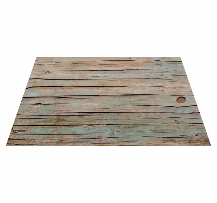 Tappeto vinile effetto legno struttura in legno invecchiato - TenStickers