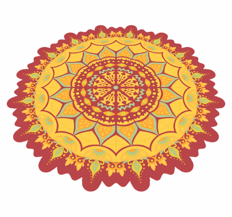 Tappeto vinile Mandala pavimento mandala art - TenStickers
