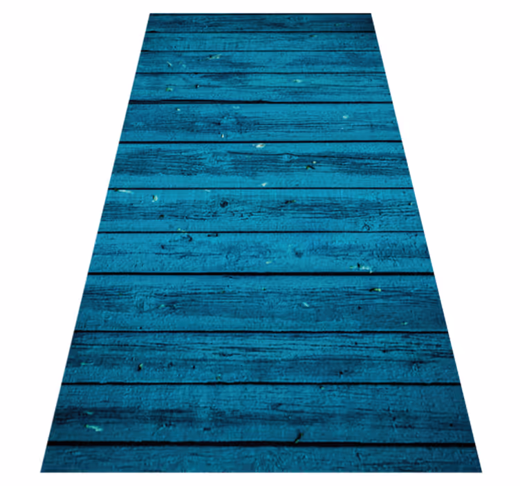 Tappeto vinile effetto legno assi in difficoltà - TenStickers