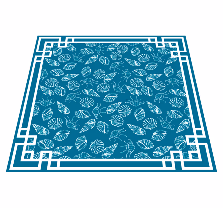 Tappeto vinile animali motivo acquatico - TenStickers