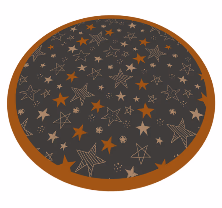 Tappetto vinile stelle motivi celesti - TenStickers