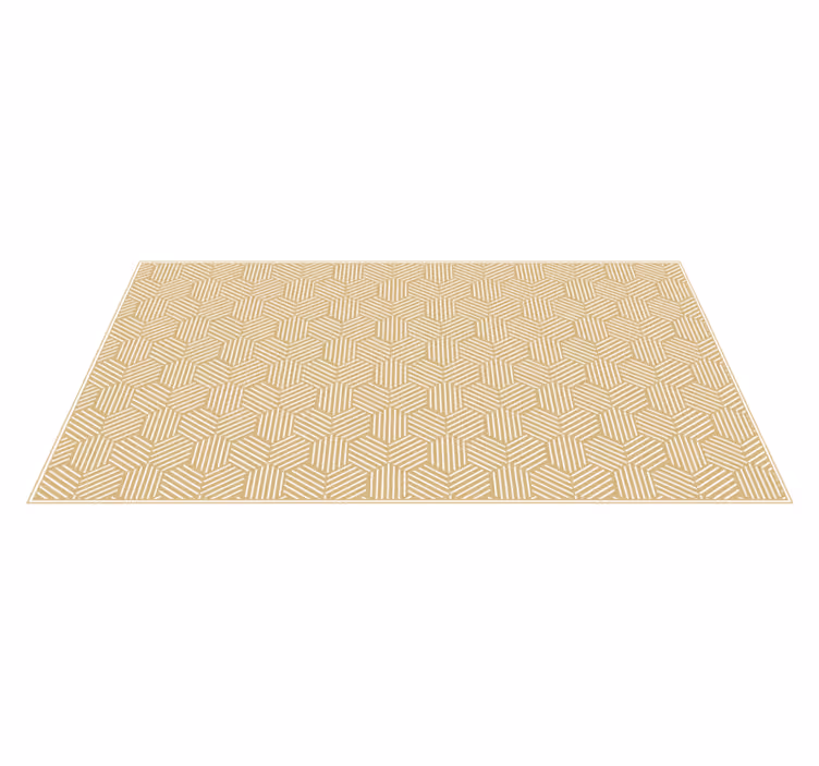 Tappeto vinile geometrico eleganza a spina di pesce - TenStickers