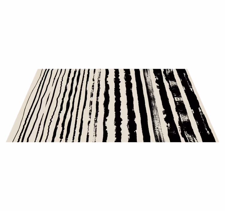 Tappeto pvc cucina monocromatico astratto - TenStickers