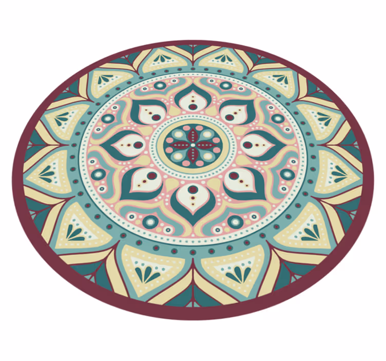 Tappeto vinile Mandala disegno circolare mandala - TenStickers