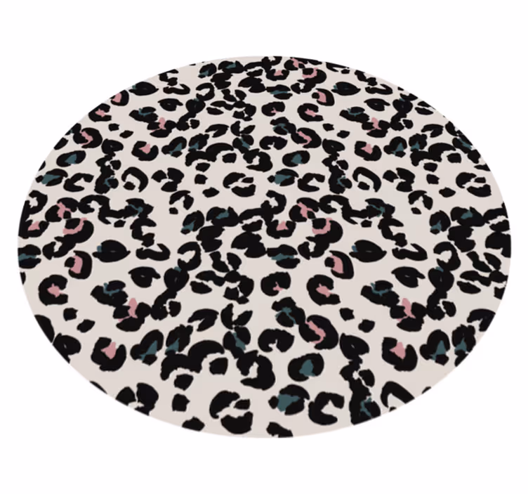 Tappeto vinile stampa animale motivo a macchie di leopardo - TenStickers